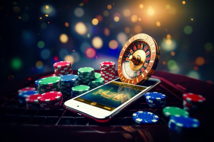 Live casino table with dealer and chat interface